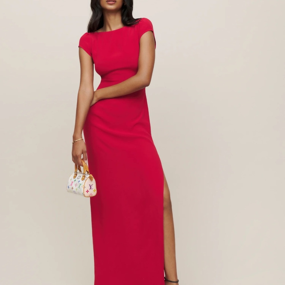 Reformation Odyn Red Dress NWT